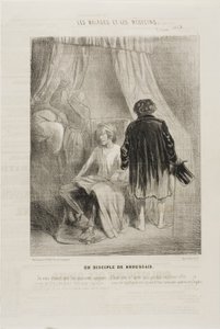 Een volgeling van Broussais (plaat 7) door Charles Emile Jacque