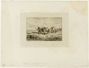 De Brug Oversteken door Charles Emile Jacque