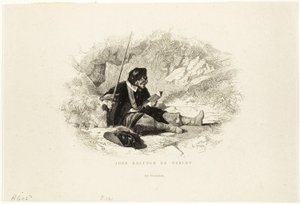 John Balfour de Burley - Les Puritains door Charles Emile Jacque