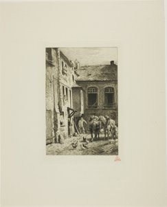 Parijse binnenplaats