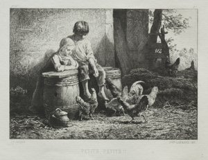 Petite, Petite door Charles Emile Jacque
