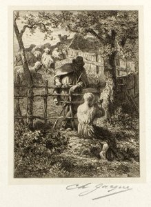 Zomer door Charles Emile Jacque