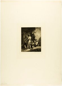 Avondmaal door Charles Emile Jacque