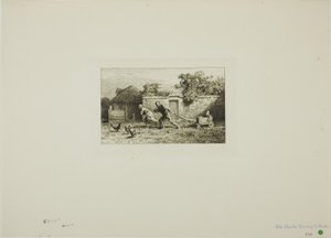 De Koets door Charles Emile Jacque