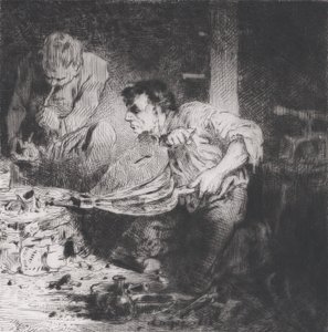 De vervalsers door Charles Emile Jacque