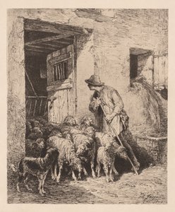 De kudde verlaat La Sortie du Troupeau, 1876