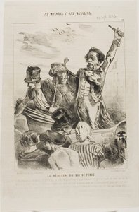 De dokter van de koning van Perzië (plaat 19) door Charles Emile Jacque