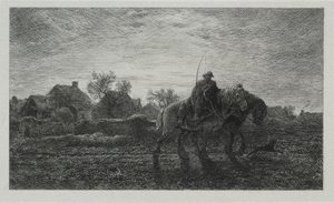 De ochtend door Charles Emile Jacque