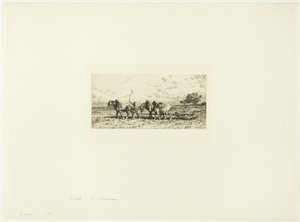 De rol door Charles Emile Jacque