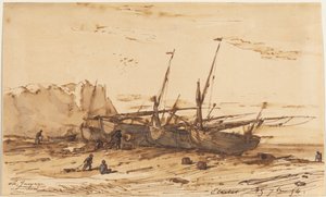 Étretat, 1854