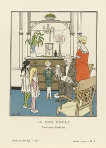 Le Bon Oncle. Kinderkostuums uit La Gazette du Bon Ton, pub. 1914