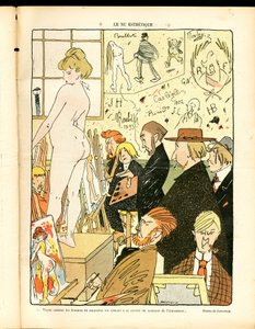 Le nu esthetique (illustratie) door Charles Emile called Carlegle Egli