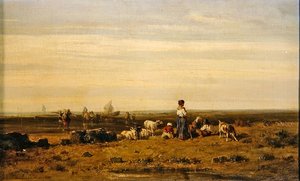 Halt bij de Zee door Charles Émile de Tournemine