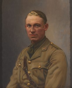 Luitenant A L Bobby, Machinegeweer Corps en het Middlesex Regiment, circa 1917