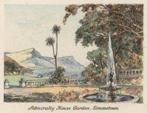 Zuid-Afrika: Admiralty House Garden, Simonstown door Charles Ernest Peers