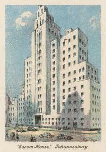 Zuid-Afrika: "Escom House," Johannesburg door Charles Ernest Peers