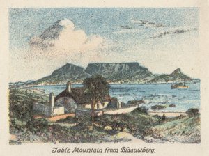 Zuid-Afrika: Tafelberg vanaf Blaauwberg