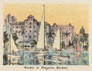 Zuid-Afrika: Jachten bij Congella, Durban
