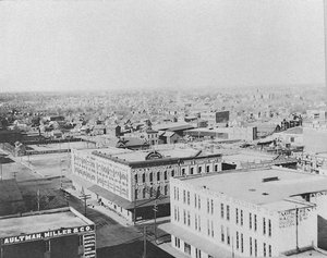 Kijkend naar het noordoosten, Dallas door Charles Erwin Arnold