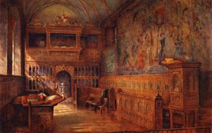 Knole House: De Kapel door Charles Essenhigh Corke