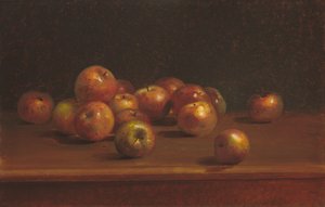 Stilleven met appels door Charles Ethan Porter