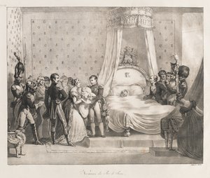 Geboorte van de koning van Rome, begin 19e eeuw door Charles Etienne Pierre Motte