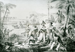 Alleen de laurierbomen groeien zonder cultivatie, illustratie voor Generaal Lallemand (1774-1839) in Champ d