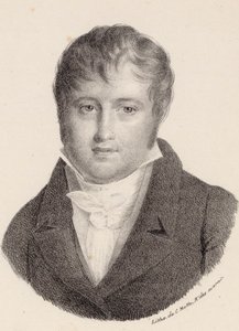 Portret van de componist Nicolò Isouard door Charles Etienne Pierre Motte