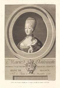 Marie-Antoinette door Charles Eugene Duponchel