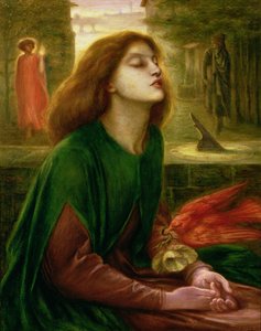 Kopie van Beata Beatrix door Dante Gabriel Rossetti, ca. 1900-10 door Charles Fairfax Murray