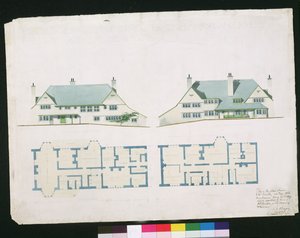 Huis te bouwen bij Gartmel Fell Gillhead, Windermere voor J.W. Buckley Esquire, 1899 door Charles Francis Annesley Voysey