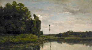 Oevers van de Oise bij Auvers