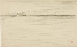 Het Kanaal oversteken door Charles Francois Daubigny