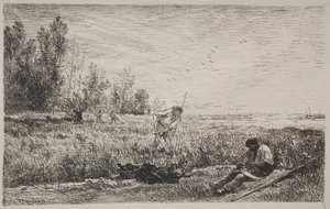 Hooien, originele indruk 1862, gedrukt in 1921