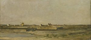 Landschap door Charles Francois Daubigny