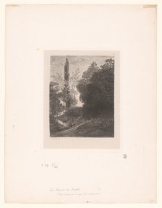 Landschap met meanderende rivier door Charles Francois Daubigny
