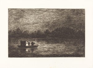 Nachtelijke Reis, 2e Plaat door Charles Francois Daubigny