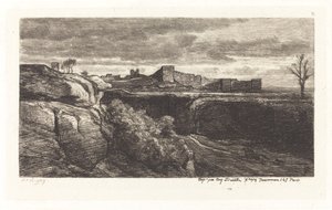 Ruïnes van het Kasteel van Cremieux (Les Ruines du chateau de Cremieux)