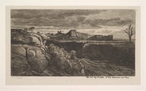 Ruïnes van het Kasteel van Crémieux Isère