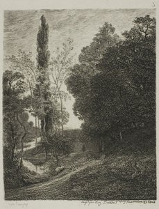 De oevers van de Cousin door Charles Francois Daubigny