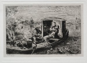 De Boottocht: Smullen of Lunchen op de Boot, 1861