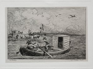 De boottocht: Le Mot de Cambronne De scheldpartij, 1861