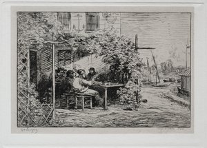 De Boottocht: De Lunch voor het Aan Boord Gaan in Asnières