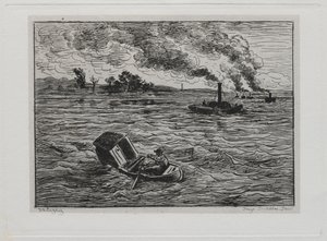 De Boottocht: De Stoomschepen of Pas op voor de Stoomschepen, 1861