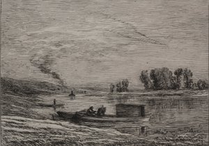 De Boot in Conflans, 1866