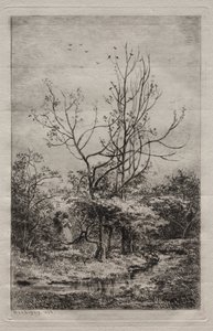 De boomgaard, 1868 door Charles Francois Daubigny