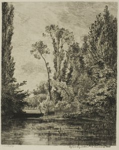 De Maagdeneilanden bij Bezons (Het Vissersgat)
