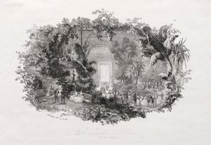 De Wintertuin door Charles Francois Daubigny