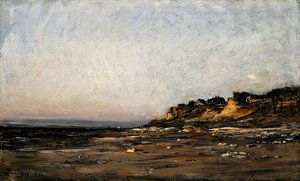 Villerville, Normandië door Charles Francois Daubigny