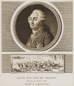 Lodewijk XVI. Koning van Frankrijk door Charles Francois Gabriel Levachez